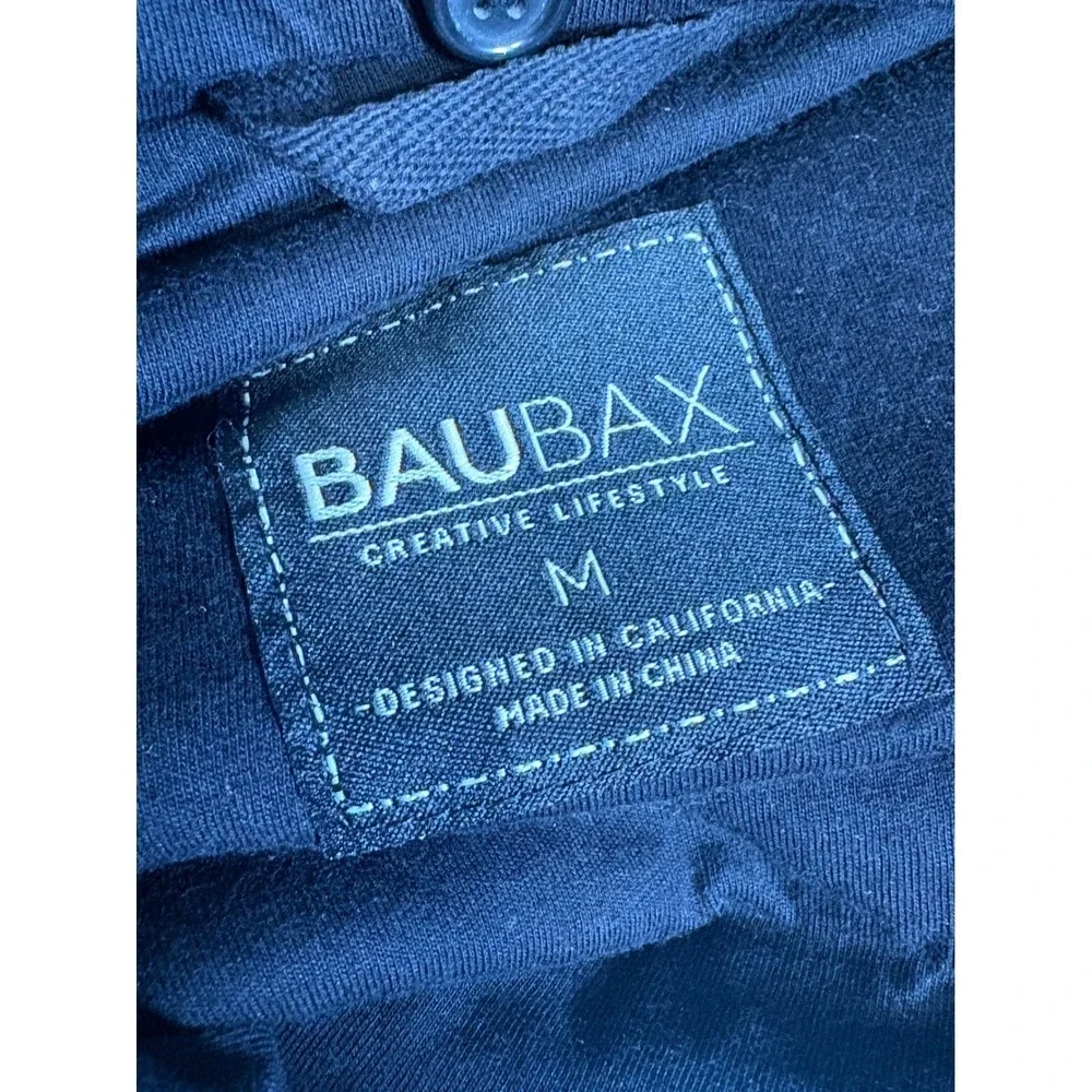 BauBax Lifestyle Women Travel Tech  Hoodie Charcoal Gray Full Zip Stylus Size M